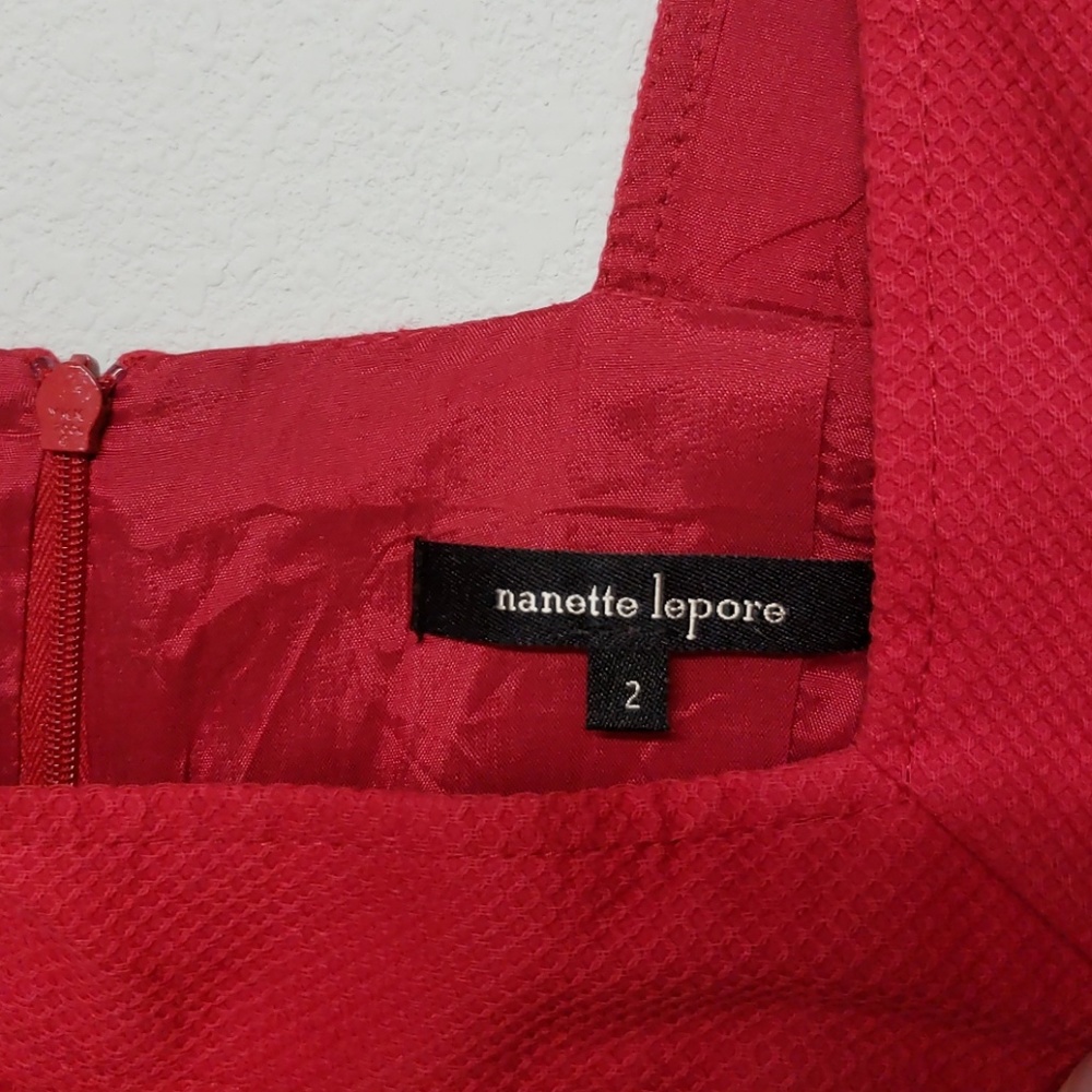 Nanette Lepore Red Dress - Picture 4 of 7